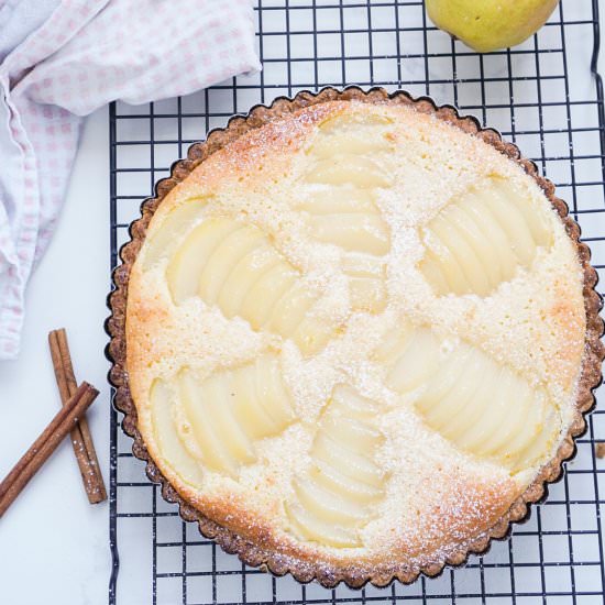 Pear Frangipane Tart