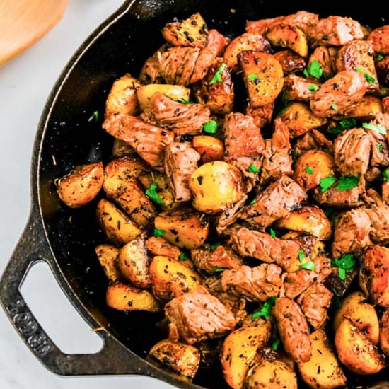 Garlic Butter Steak Bites