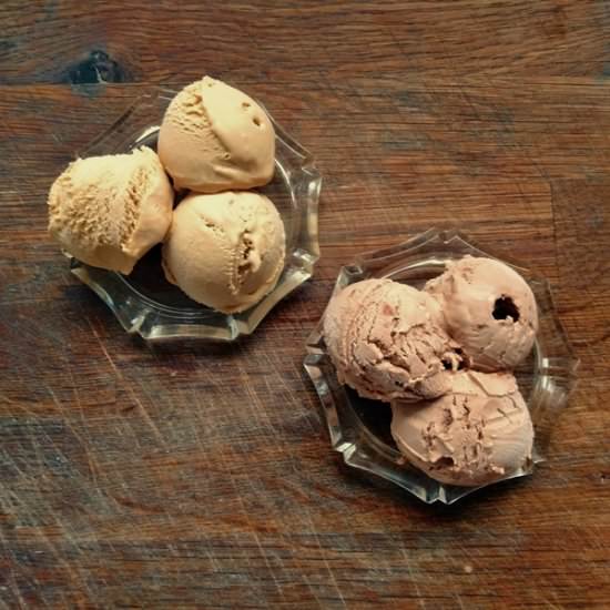 Malt Ice-Cream Two Ways