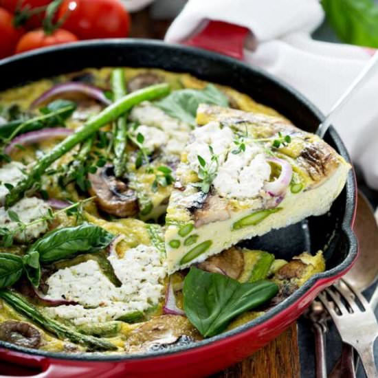 Easy Asparagus Frittata