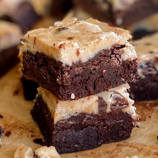 Cookie Dough Brownies