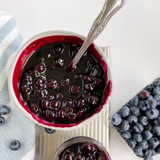 Fresh Blueberry Compote