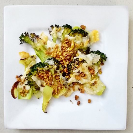Broccoli with Cheese and Nuts