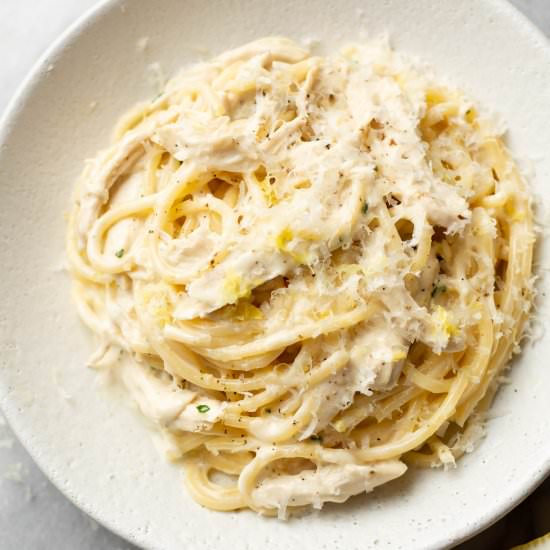 creamy lemon chicken pasta