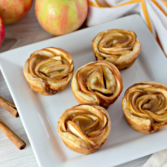 apple pie rose tarts