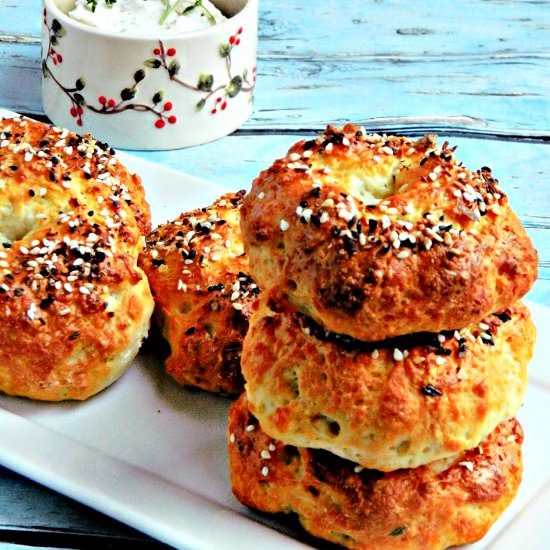 2 Ingredient Bagels