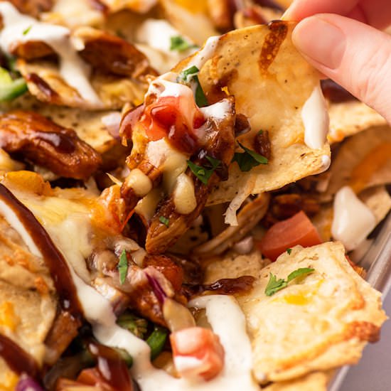 BBQ Chicken Nachos