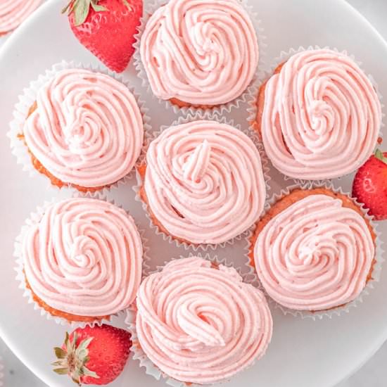 Strawberry Cupcakes