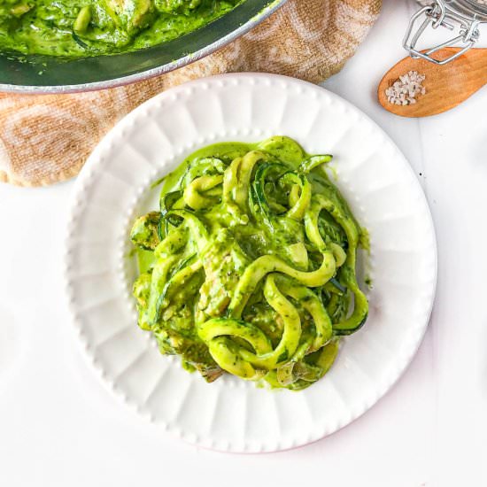 Keto Creamy Pesto Sauce