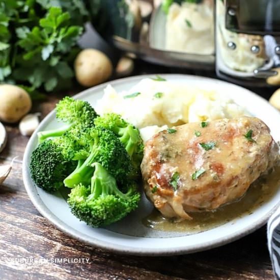 Crock Pot Ranch Pork Chops