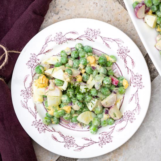 Vegetarian English Pea Salad