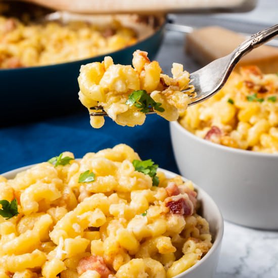 Creamy Four Cheese Mac and Cheese