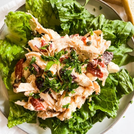 Mediterranean Style Chicken Salad
