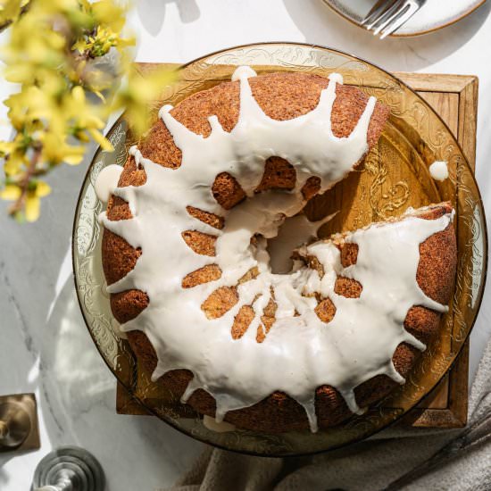 Gluten Free Hummingbird Bundt Cake