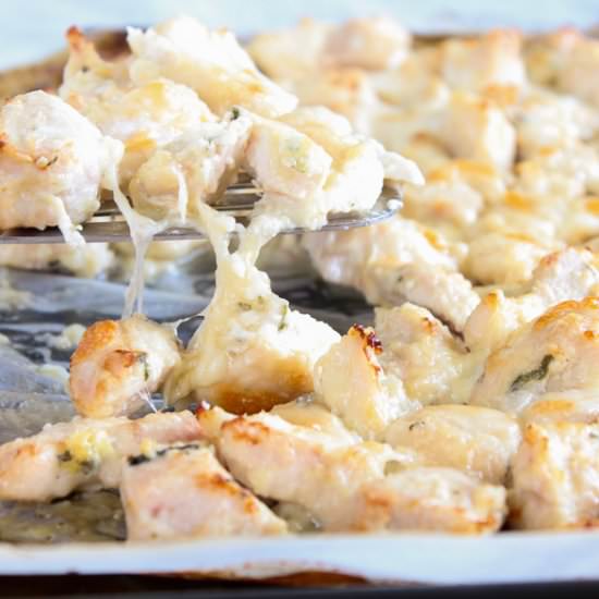 Keto Cheesy Chicken Bake