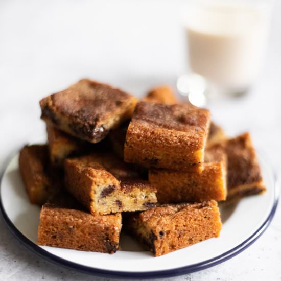 snickerdoodle blondies