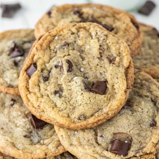 Eggless Chocolate Chip Cookies