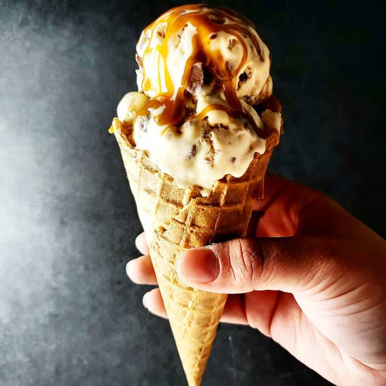 Caramel Vanilla Ice Cream