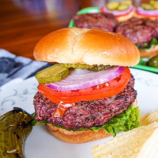 Juicy Smoked Burgers