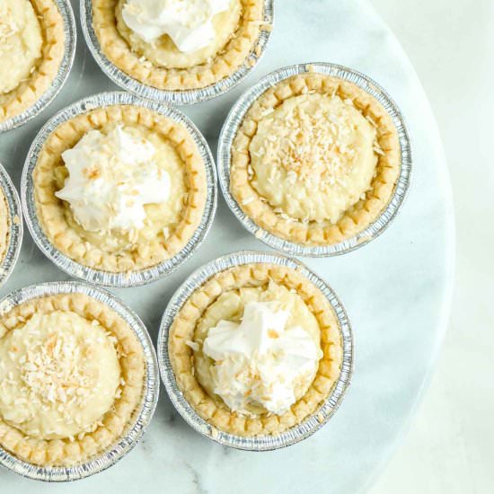 Coconut Cream Tarts