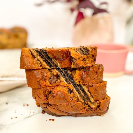 Vegan Biscoff Banana Bread