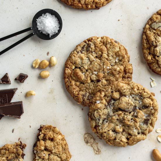 Peanut Butter Oatmeal Cookies