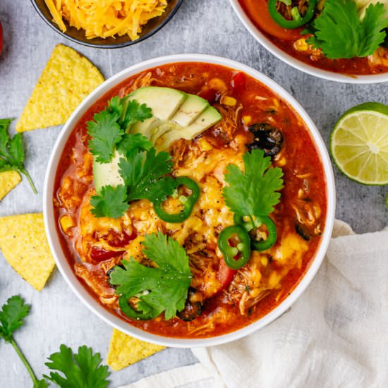 Crockpot Chicken Enchilada