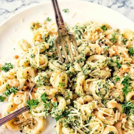 Parsley Pesto Pasta