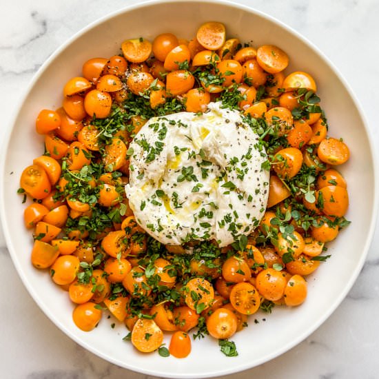 Goldenberry Burrata Salad