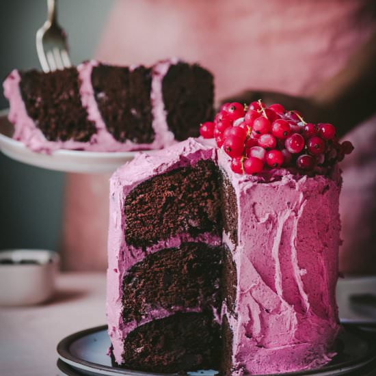 Vegan Chocolate Layer Cake