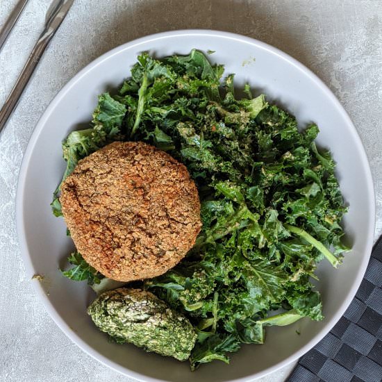 Spicy Spinach Burgers Recipe