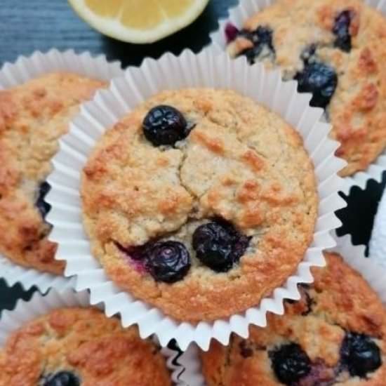 Almond Flour Blueberry muffins