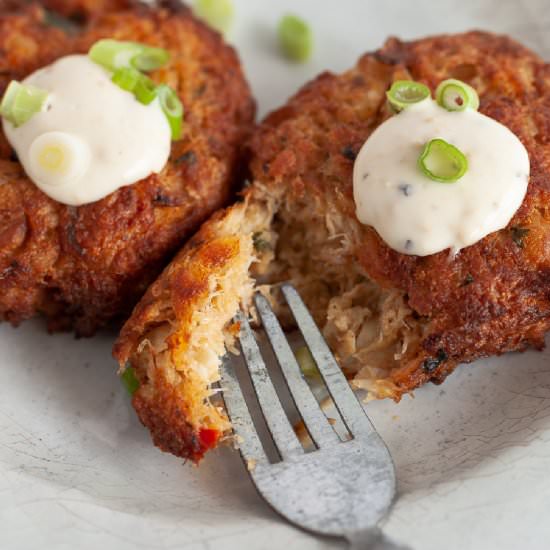 Air Fryer Frozen Crab Cakes