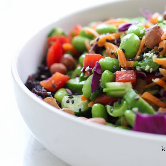 Easy deconstructed sushi bowl