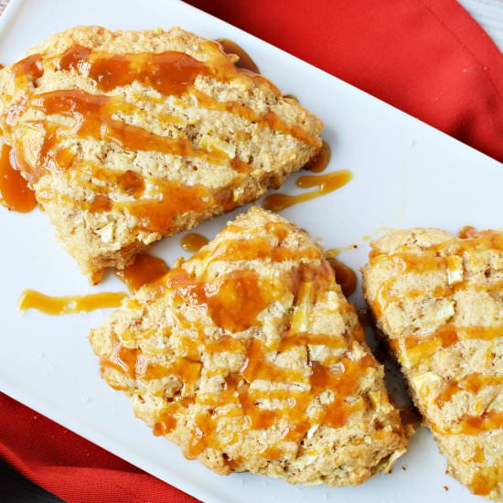 Salted Caramel Apple Scones Recipe