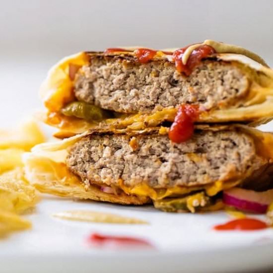 Cheeseburger Crunch Wrap