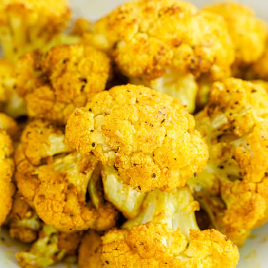 Turmeric Roasted Cauliflower