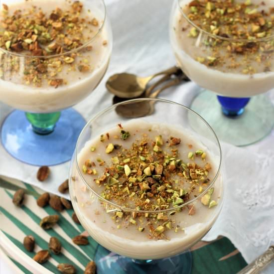 Biancomangiare -Sicilian Pudding