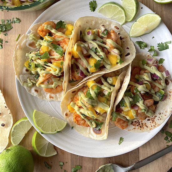 Chili Lime Shrimp Tacos