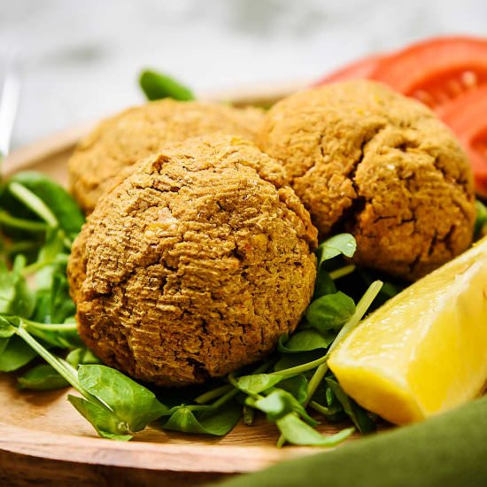 Vegan Chickpea & Sweetcorn Falafel