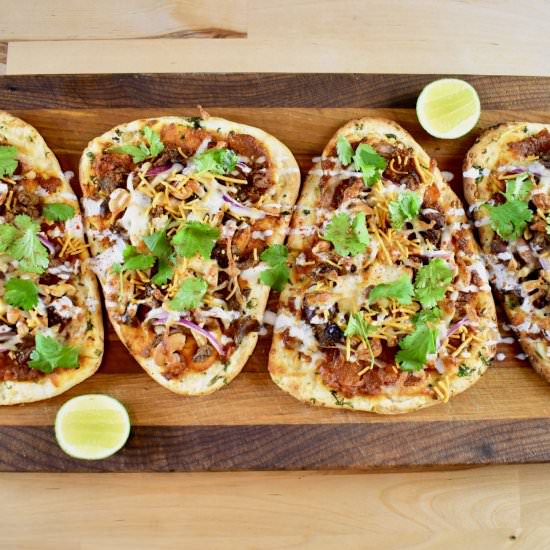 Butter “Chicken” Squirrel Pizzas