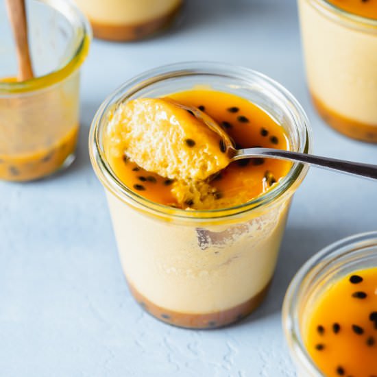 VEGAN MANGO PASSION FRUIT MOUSSE