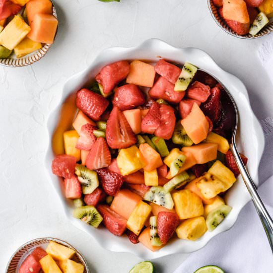 Homemade Tropical Fruit Salad