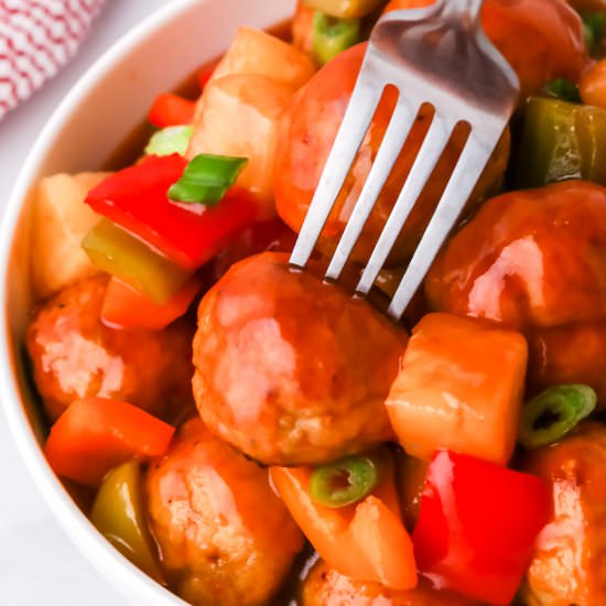 Sweet and Sour Meatballs