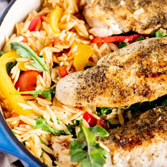 Tuscan Chicken Orzo