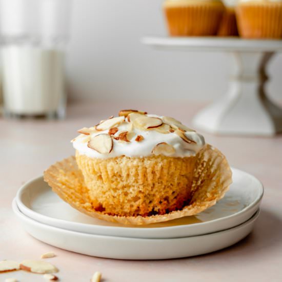 Healthy Almond Cupcakes