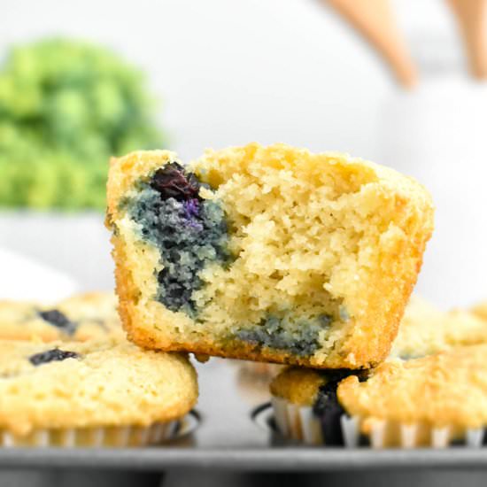 Gluten-Free Keto Blueberry Muffins