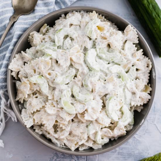 Cucumber Pasta Salad