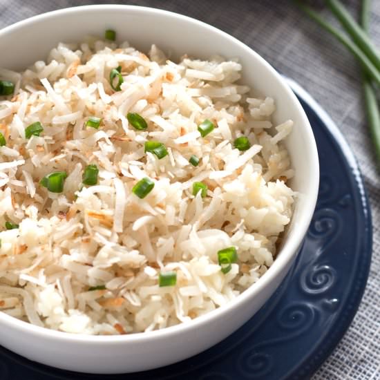 Toasted Coconut Rice