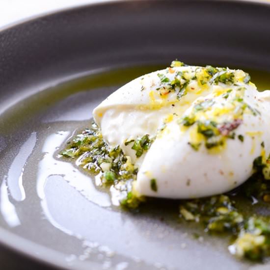 Basil + Lemon Burrata